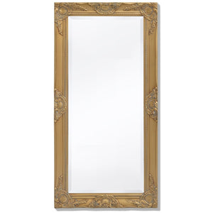 Vidaxl wandspiegel barok 100 x 50 cm goud