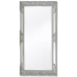 Vidaxl wandspiegel barok 100 x 50 cm zilver
