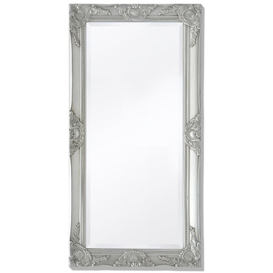 Vidaxl wandspiegel barok 100 x 50 cm zilver