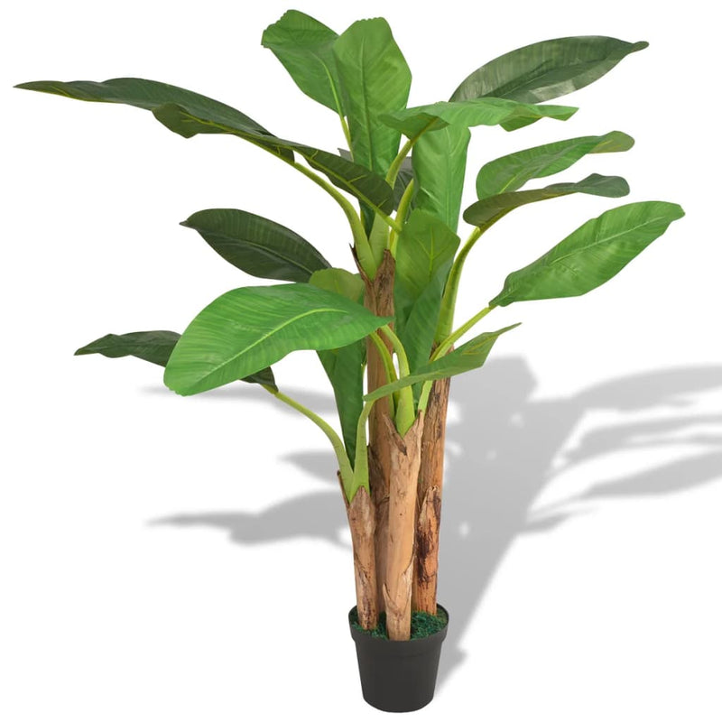 Load image into Gallery viewer, Vidaxl kunst bananenboom plant met pot 175 cm groen
