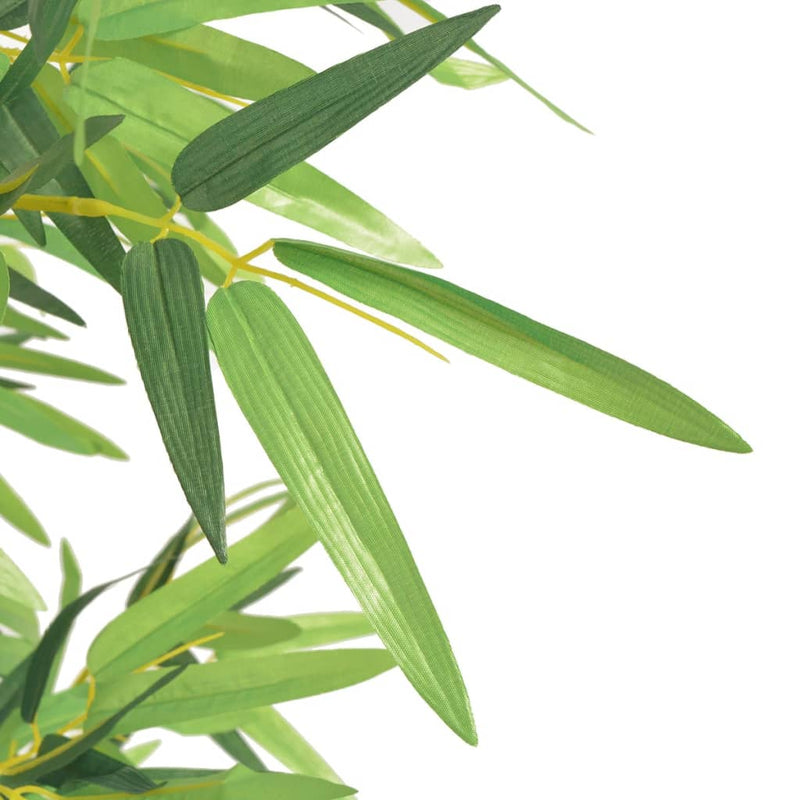 Load image into Gallery viewer, Vidaxl kunstplant met pot bamboe 120 cm groen
