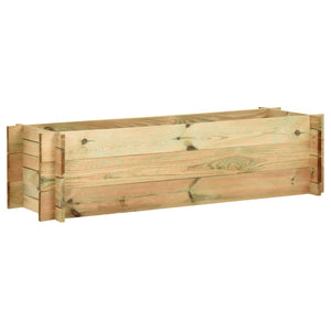 VidaXL Plantenbak 120 cm geïmpregneerd grenenhout