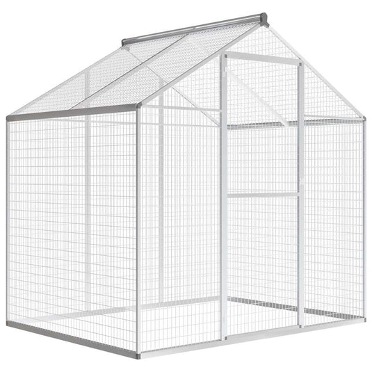 Vidaxl volière 178x122x194 cm aluminium