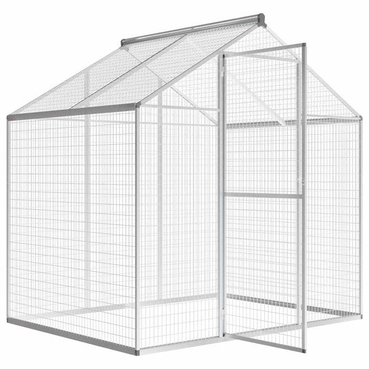 Vidaxl volière 178x122x194 cm aluminium
