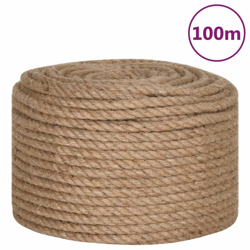 Load image into Gallery viewer, Vidaxl touw 100% jute 14 mm 100 m
