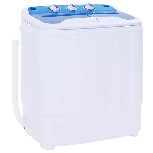 Vidaxl mini wasmachine met dubbele trommel 5,6 kg