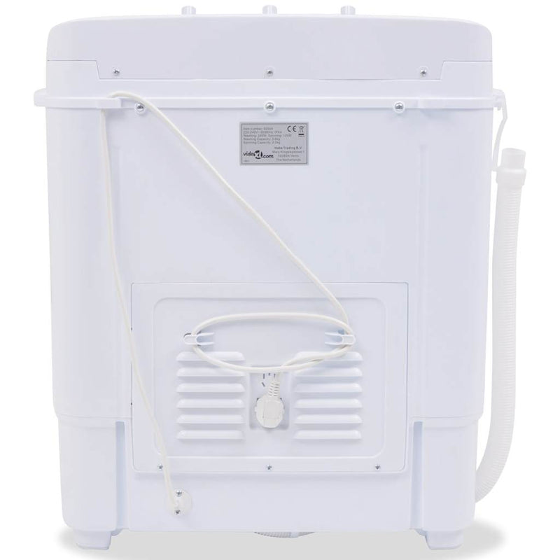 Load image into Gallery viewer, Vidaxl mini wasmachine met dubbele trommel 5,6 kg
