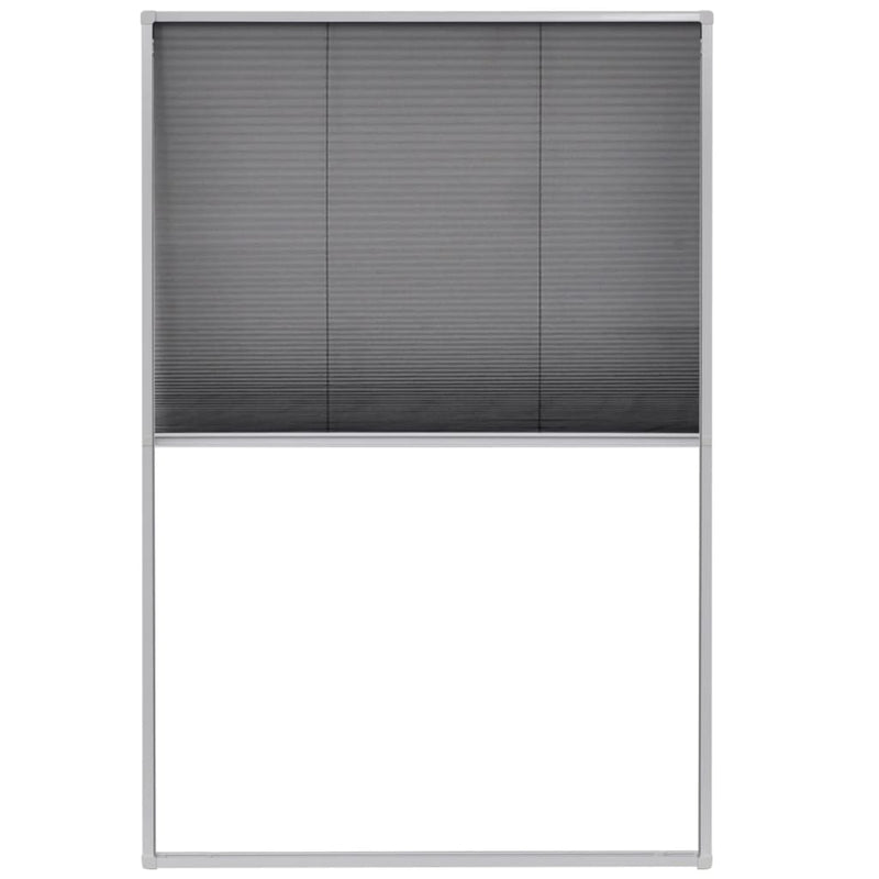 Load image into Gallery viewer, Vidaxl raamhor plissé 80x120 cm aluminium
