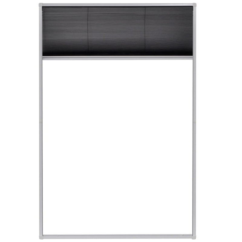 Load image into Gallery viewer, Vidaxl raamhor plissé 80x120 cm aluminium
