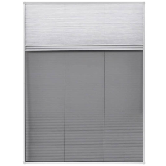 Vidaxl raamhor plissé met verduistering 60x80 cm aluminium
