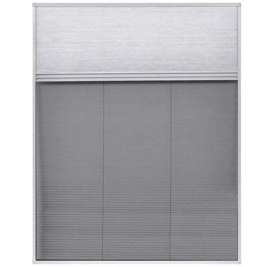 Vidaxl raamhor plissé met verduistering 80x100 cm aluminium