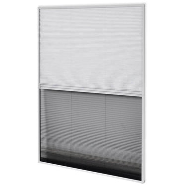 Vidaxl raamhor plissé met verduistering 80x120 cm aluminium