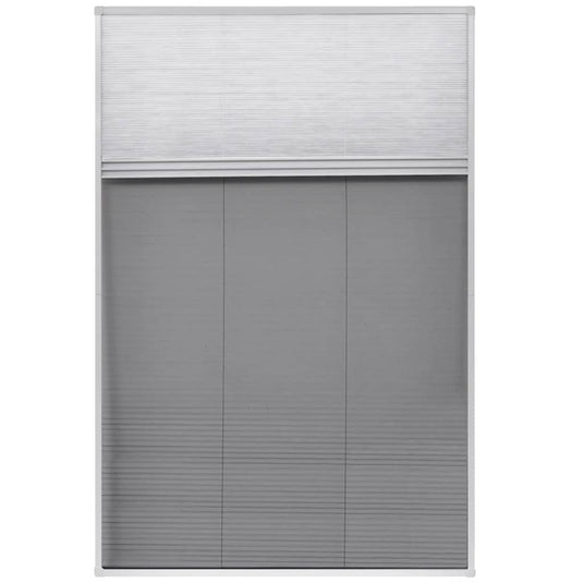 Vidaxl raamhor plissé met verduistering 80x120 cm aluminium