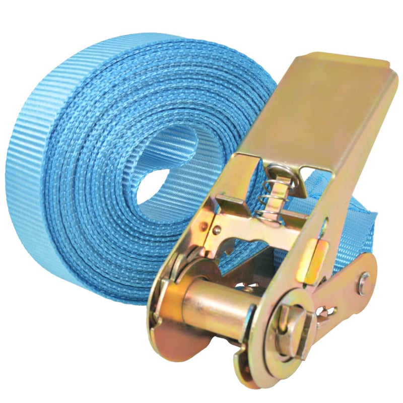 ギャラリービューアに画像をロードする, Vidaxl spanbanden 0,8 ton 4mx25mm blauw 10 st
