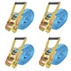 Vidaxl spanbanden 4 ton 8mx50mm blauw 4 st