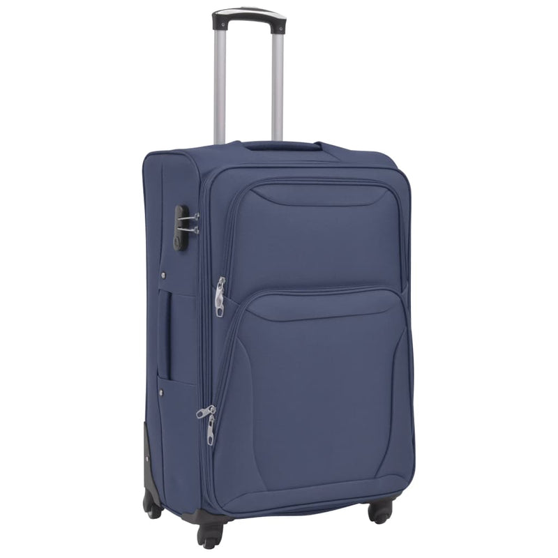 Load image into Gallery viewer, Vidaxl trolleyset marineblauw 3-delig
