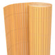 Vidaxl tuinafscheiding dubbelzijdig 90x300 cm pvc geel