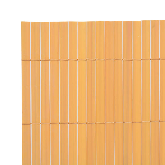 Vidaxl tuinafscheiding dubbelzijdig 90x300 cm pvc geel