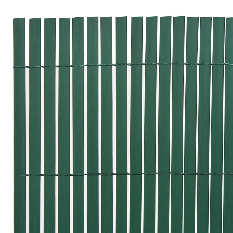 Load image into Gallery viewer, Vidaxl tuinafscheiding dubbelzijdig 90x500 cm pvc groen
