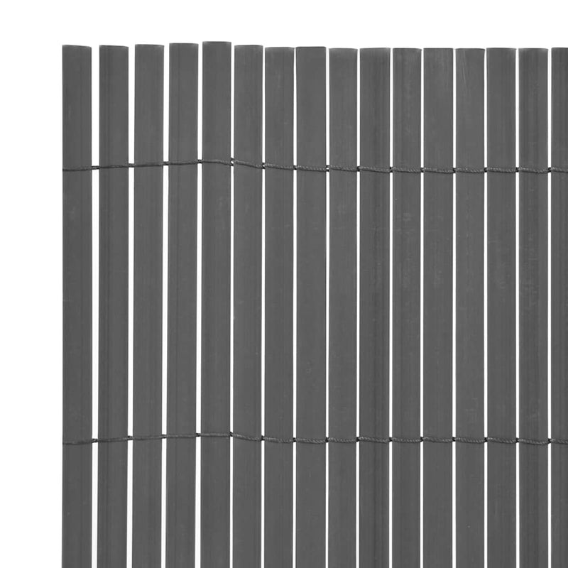 Load image into Gallery viewer, Vidaxl tuinafscheiding dubbelzijdig 90x500 cm pvc grijs
