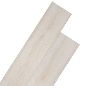 Vidaxl vloerplanken niet-zelfklevend 5,26 m² 2 mm pvc wit eikenkleurig