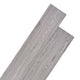 Vidaxl vloerplanken niet-zelfklevend 5,26 m² 2 mm pvc donkergrijs