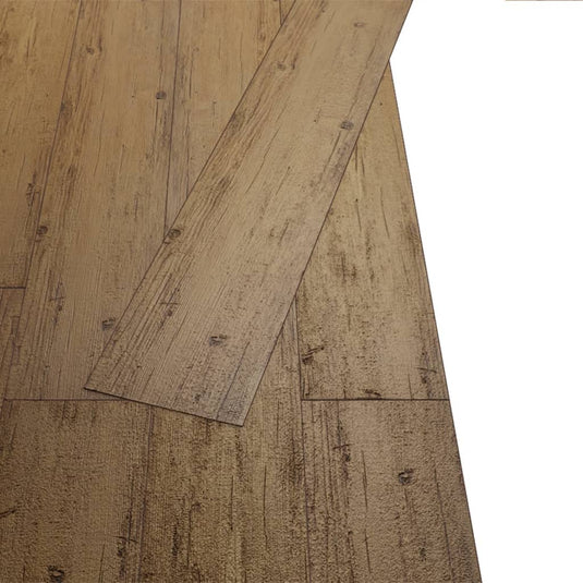 Vidaxl vloerplanken zelfklevend 5,02 m² 2 mm pvc walnoot bruin