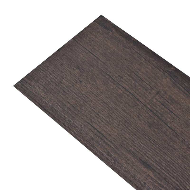 Load image into Gallery viewer, Vidaxl vloerplanken zelfklevend 5,02 m² 2 mm pvc donkerbruin
