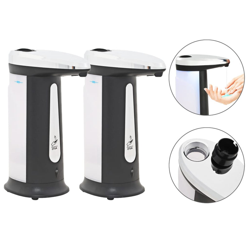 Load image into Gallery viewer, Vidaxl automatische zeepdispensers infraroodsensor 800 ml 2 st

