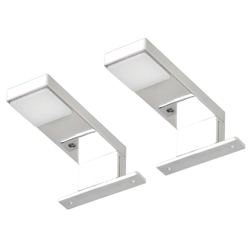 Load image into Gallery viewer, VidaXL Spiegellamp 2 W koudwit 2 st
