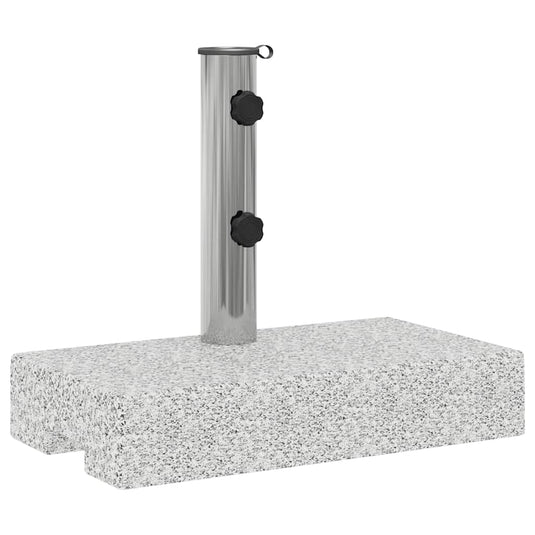 Vidaxl parasolvoet rechthoekig 25 kg graniet
