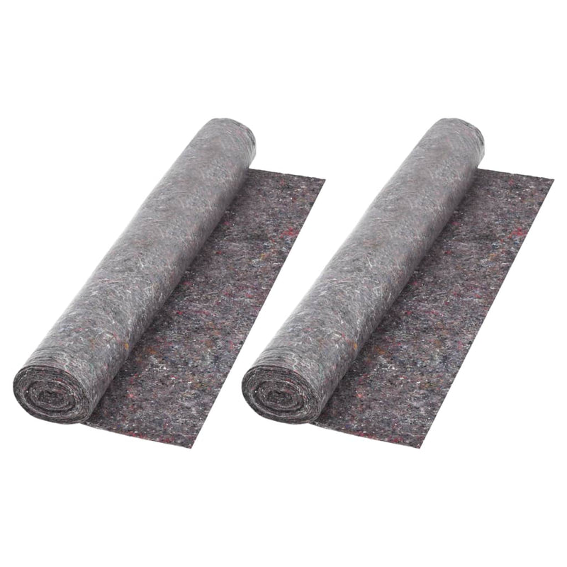 Load image into Gallery viewer, Vidaxl schildersvlies anti-slip 50 m 180 g m² grijs 2 st
