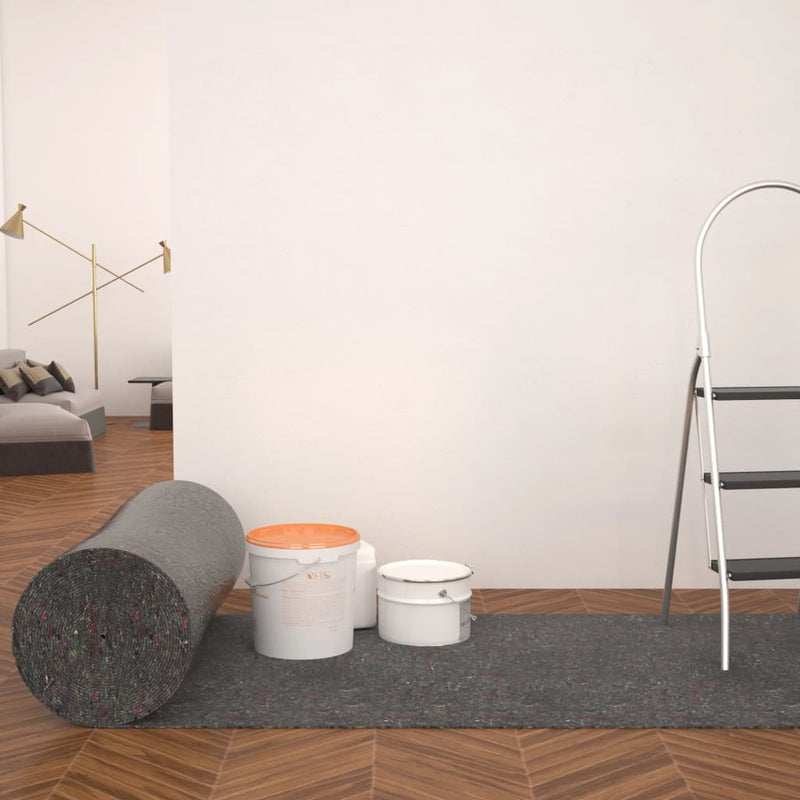 Load image into Gallery viewer, Vidaxl schildersvlies anti-slip 50 m 180 g m² grijs 2 st
