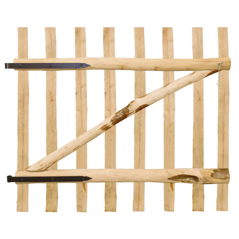 Load image into Gallery viewer, VidaXL Poort enkel 100x90 cm hazelaarhout
