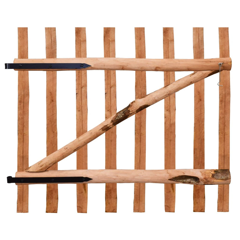 Load image into Gallery viewer, VidaXL Poort enkel 100x90 cm geïmpregneerd hazelaarhout
