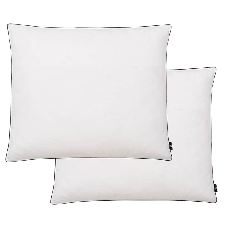 Load image into Gallery viewer, Vidaxl kussens 2 st zwaar 70x60 cm dons- verenvulling wit
