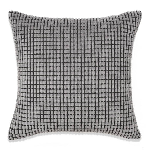 VidaXL Sierkussenset 45x45 cm velours grijs 2-delig