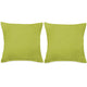 VidaXL Sierkussenset 60x60 cm velours groen 2-delig