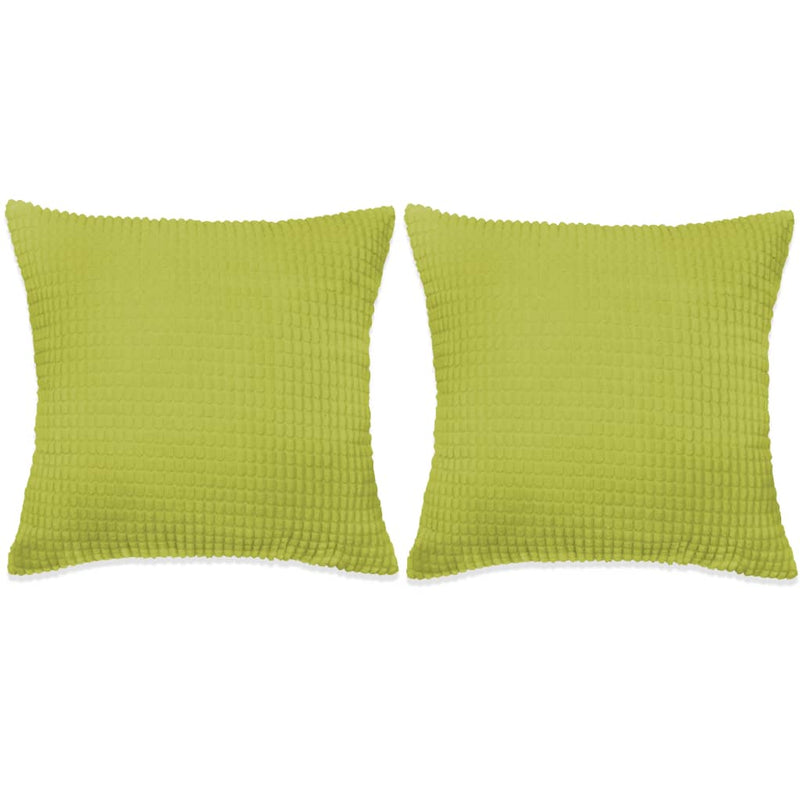 Load image into Gallery viewer, VidaXL Sierkussenset 60x60 cm velours groen 2-delig

