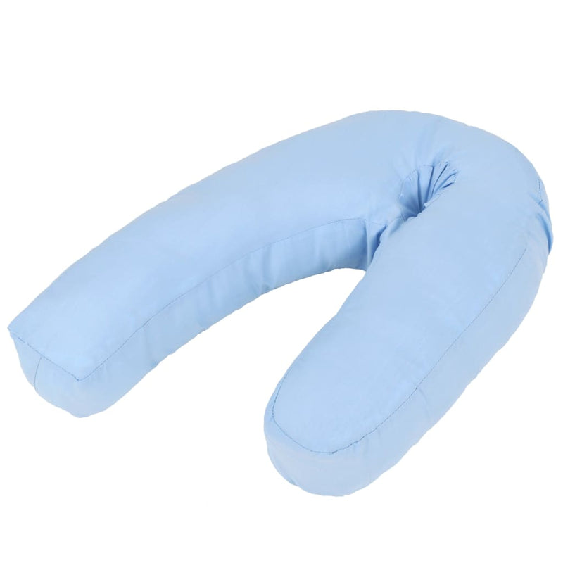 Load image into Gallery viewer, Vidaxl zwangerschapskussen j-vormig 54x(36-43) cm blauw
