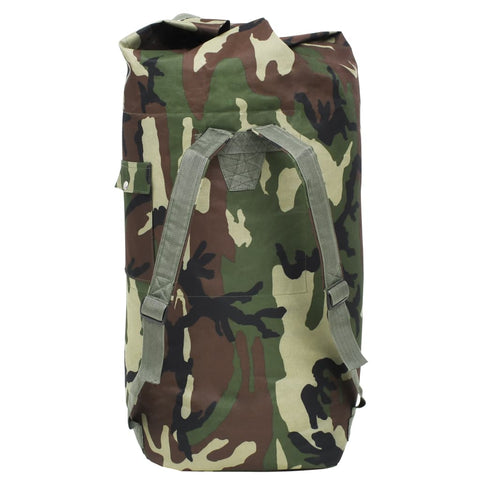 VidaXL Sporttas legerstijl 85 L camouflage