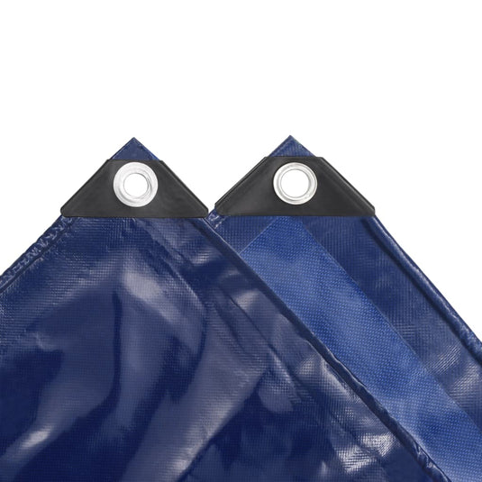 Vidaxl dekzeil 650 g m² 4x4 m blauw