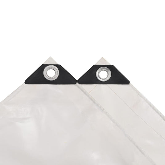 Vidaxl dekzeil 650 g m² 4x6 m wit