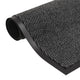 Vidaxl droogloopmat rechthoekig getuft 80x120 cm antraciet