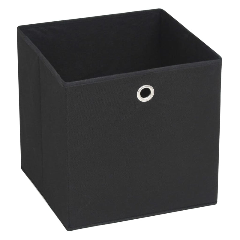 Load image into Gallery viewer, Vidaxl opbergboxen 4 st 32x32x32 cm nonwoven stof zwart
