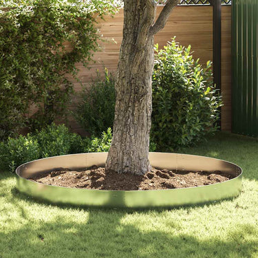 Vidaxl grasboorden 20 st 100x20 cm gegalvaniseerd staal