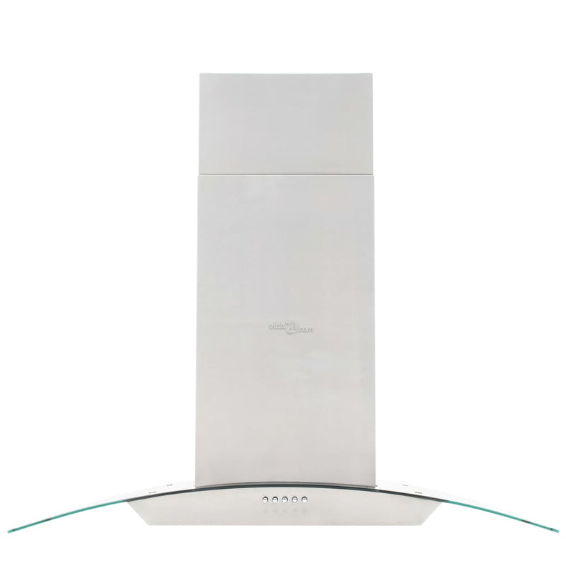 Load image into Gallery viewer, VidaXL Eilandafzuigkap 756 m³ u LED 90 cm roestvrij staal
