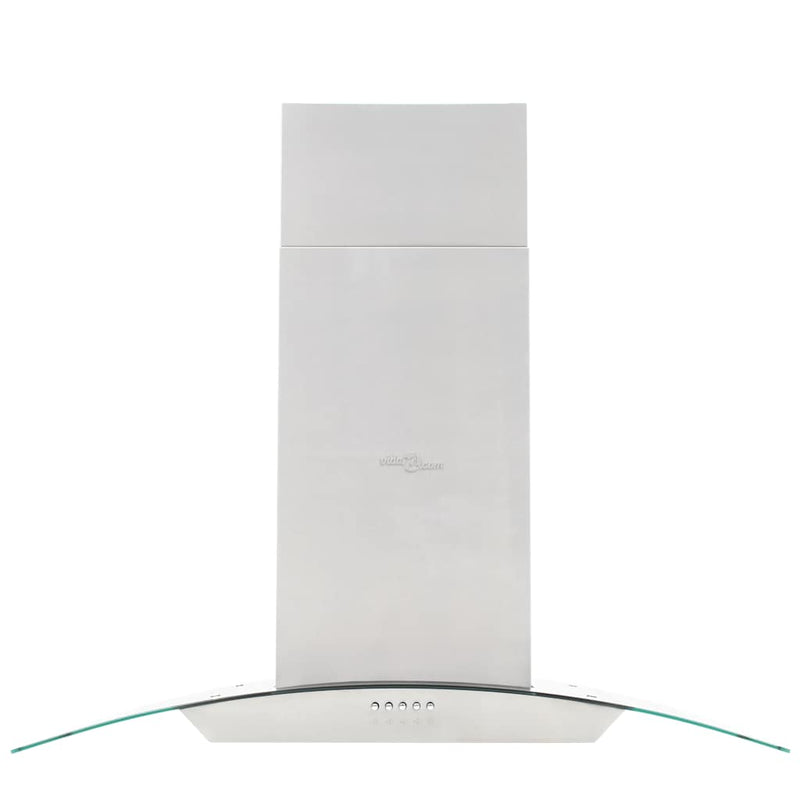 Chargez l'image dans la visionneuse de la galerie, Vidaxl eilandafzuigkap 756 m³ u led 90 cm roestvrij staal
