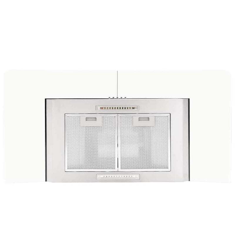 ギャラリービューアに画像をロードする, Vidaxl wandafzuigkap 756 m³ u led 90 cm roestvrij staal

