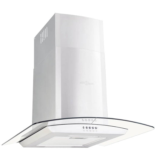 Vidaxl wandafzuigkap 756 m³ u led 60 cm roestvrij staal